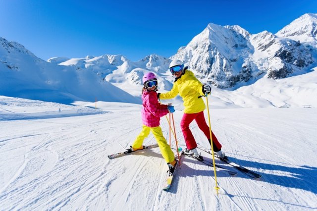 El esquí segun la edad de los niños