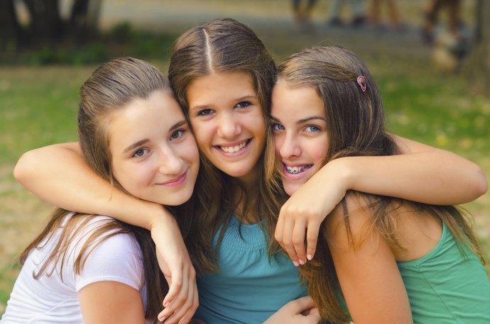 La importancia de las amigas para las adolescentes