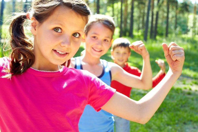 Cae el número de niños que practica ejercicio