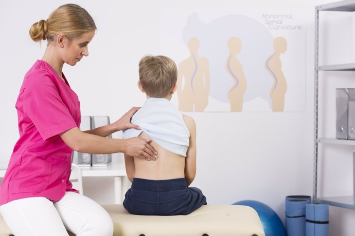 El dolor de espalda en los niños