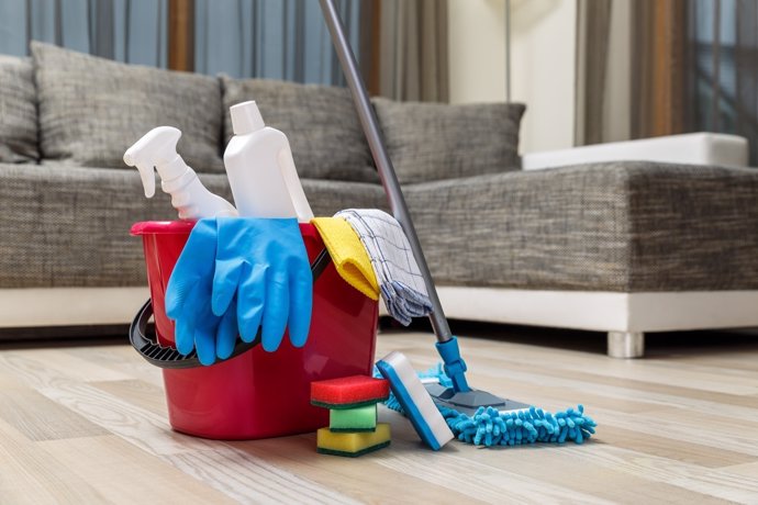 Los productos de limpieza pueden provocar una cran intoxicación en niños.