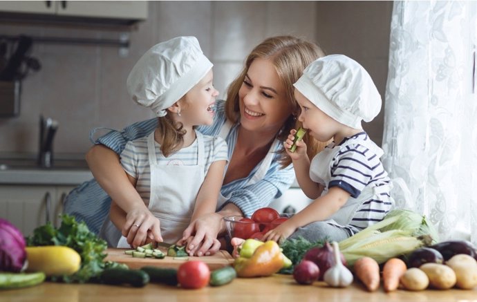 Enseña nutrición enseñando nutrición a los niños