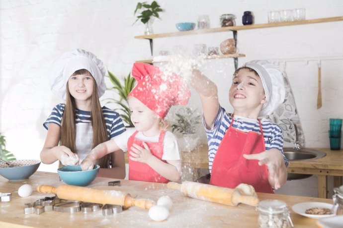 Esculas de cocina para niños
