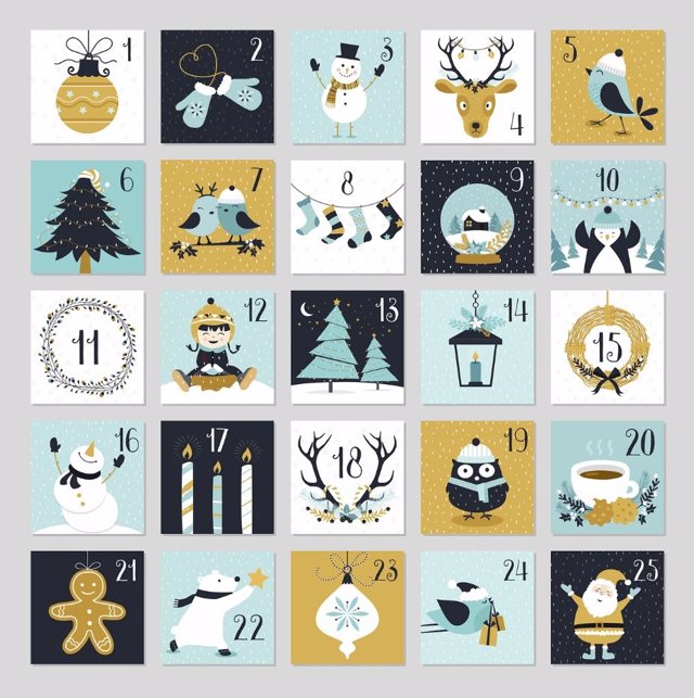 Calendarios personalizados de Navidad, un regalo que quedará en la memoria