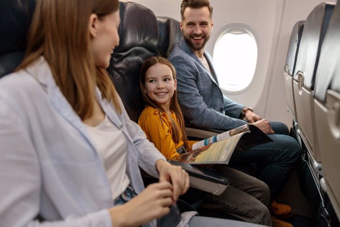 Archivo - Ideas para entretener a los niños en viajes en avión