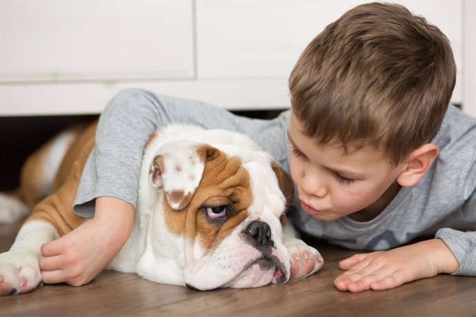 Archivo - Los perros, desde sus miedos, enseñan a los más pequeños